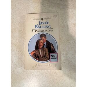 In‎ Pursuit of Love Jayne Bauling Harlequin Presents Romance Novel 18609 1995